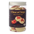 ChocoChips - Bílá čokoláda s jahodami (800g)