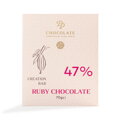Tabulková čokoláda Basic mléčná s jahodami (70g)