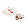 Srdiečko z mliečnej čokolády plnené lieskovcovou pralinkou (100g)
