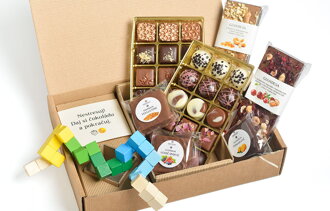 Čokoládový box s hlavolamem (570g)