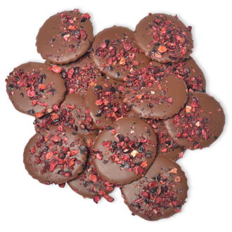 ChocoChips - Mléčná čokoláda s černým rybízem (800g)