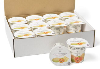 Rýžovo-kukuřičná kaše s bílou čokoládou a meruňkami (12x40g)