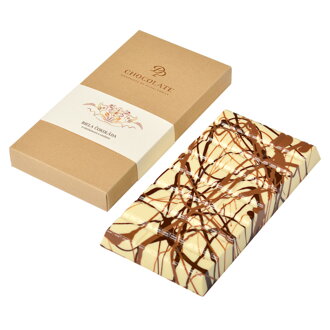 Tabulková čokoláda ART (600g) bílá s rozinkami a arašídy