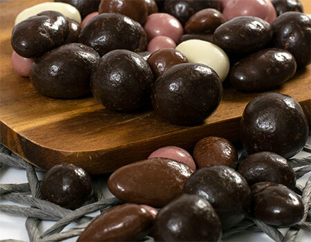 Dražé v čokoláde