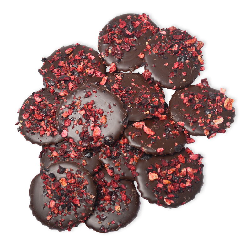 ChocoChips - Hořká čokoláda s černým rybízem (800g) ChocoChips - Hořká čokoláda s černým rybízem (800g)