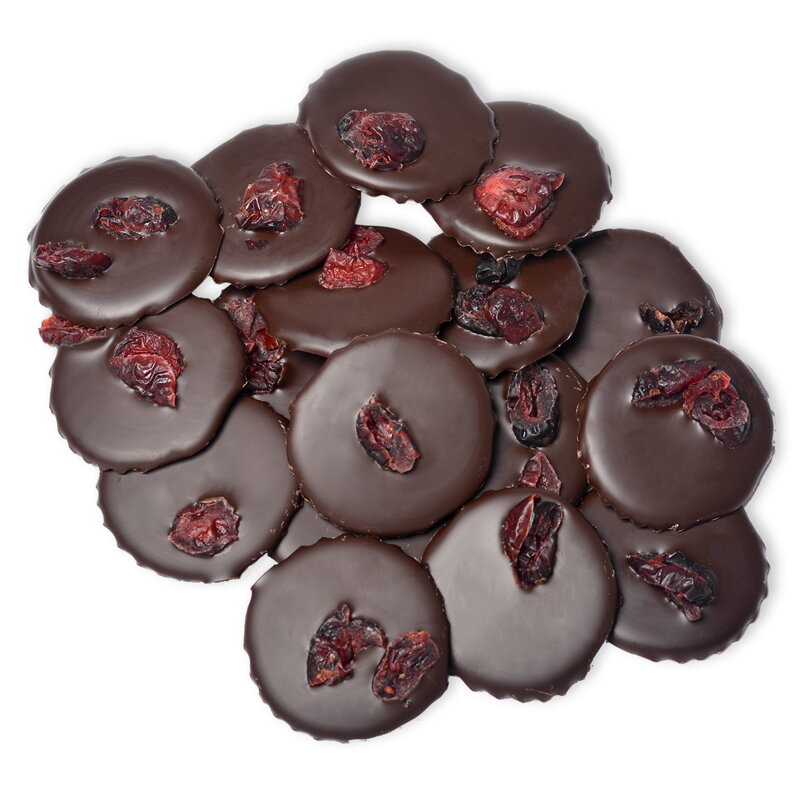 ChocoChips - Hořká čokoláda s brusinkami (800g)