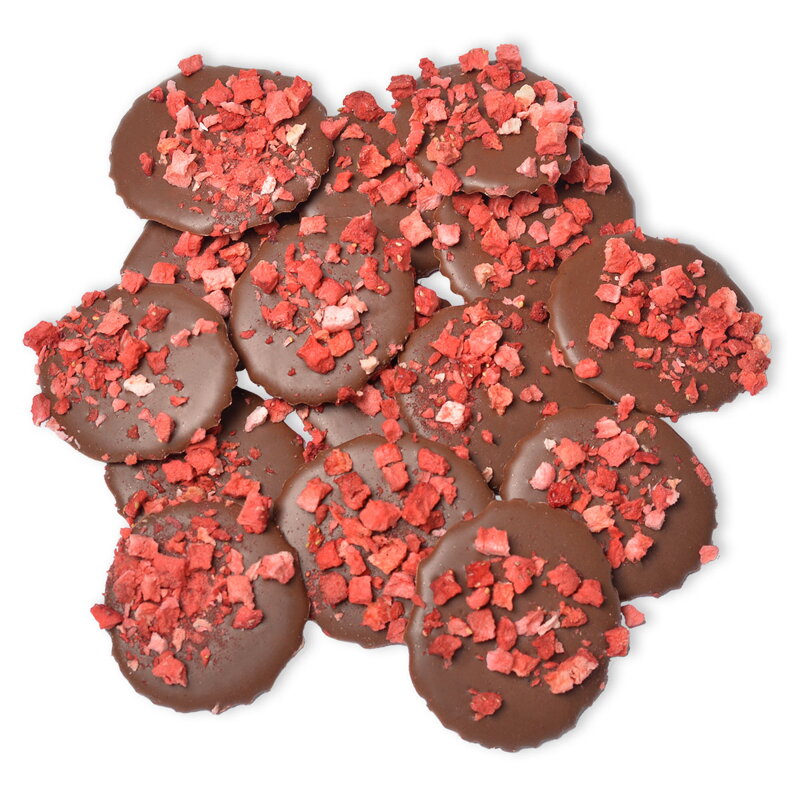 ChocoChips - Mléčná čokoláda s jahodami (800g)