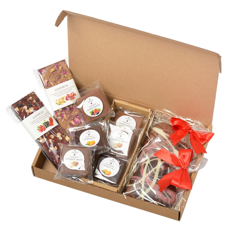 Dárkový box s květinou 560g Dárkový box s květinou 560g