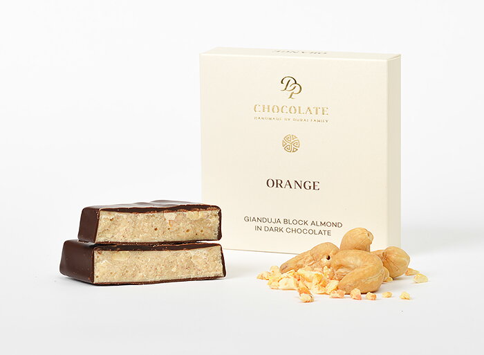 Gianduja Block Almond Orange (30g) Gianduja Block Almond Orange (30g)
