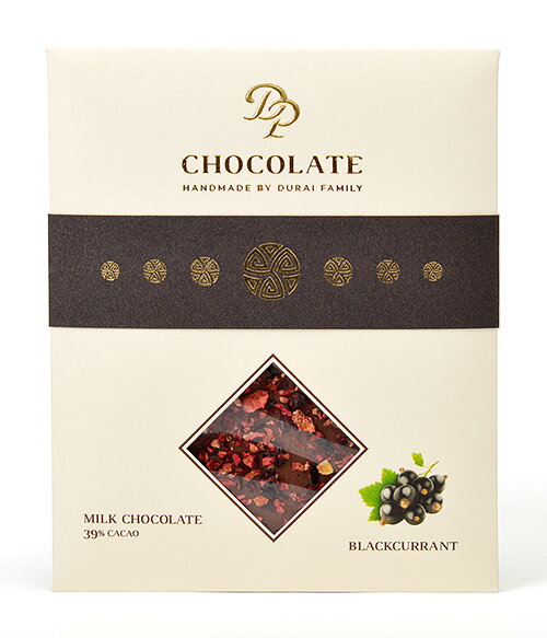 Tabulková čokoláda Basic mléčná s černým rybízem (70g) Tabulková čokoláda Basic mléčná s černým rybízem (70g)