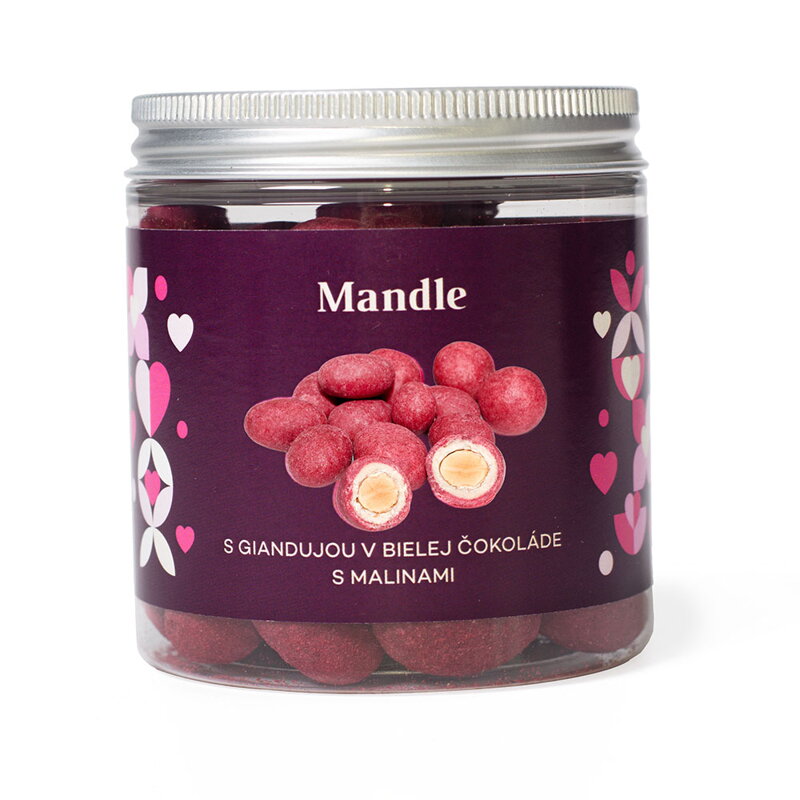 Vianoce 2025 - Mandle s giandujou v mliečnej  čokoláde so škoricou (150g)