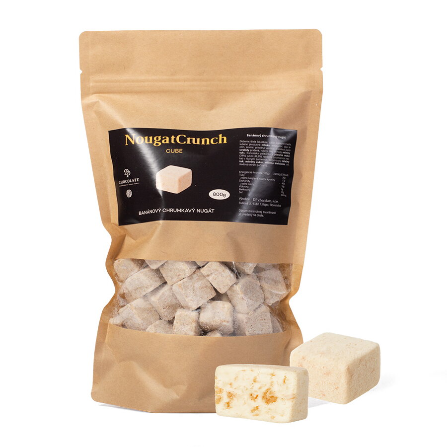 Nougat Crunch Cube - Mandľový s kokosom (800g)