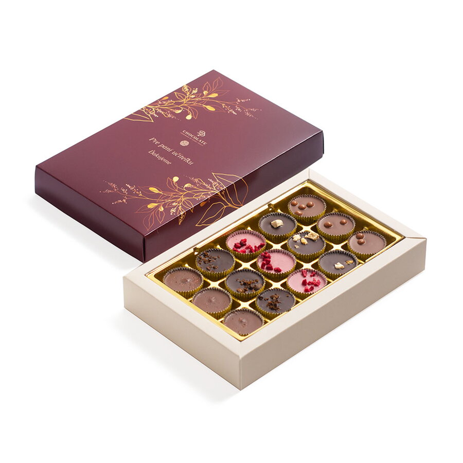 Bonboniéra GoldCup 15 (120g) Pre učiteľku