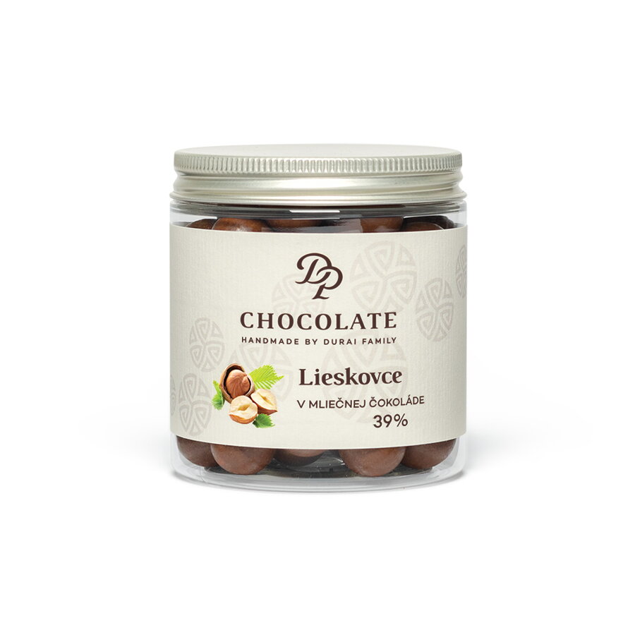 Dražé - Lieskové orechy v mliečnej čokoláde (150g) (balenie 5ks)