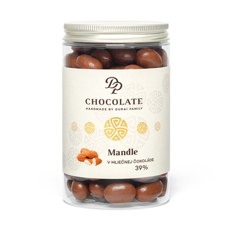 Dražé - Mandle v mliečnej čokoláde (280g) (balenie 5ks)