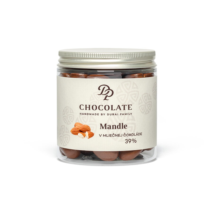 Dražé - Mandle v mliečnej čokoláde (170g) (balenie 5ks)