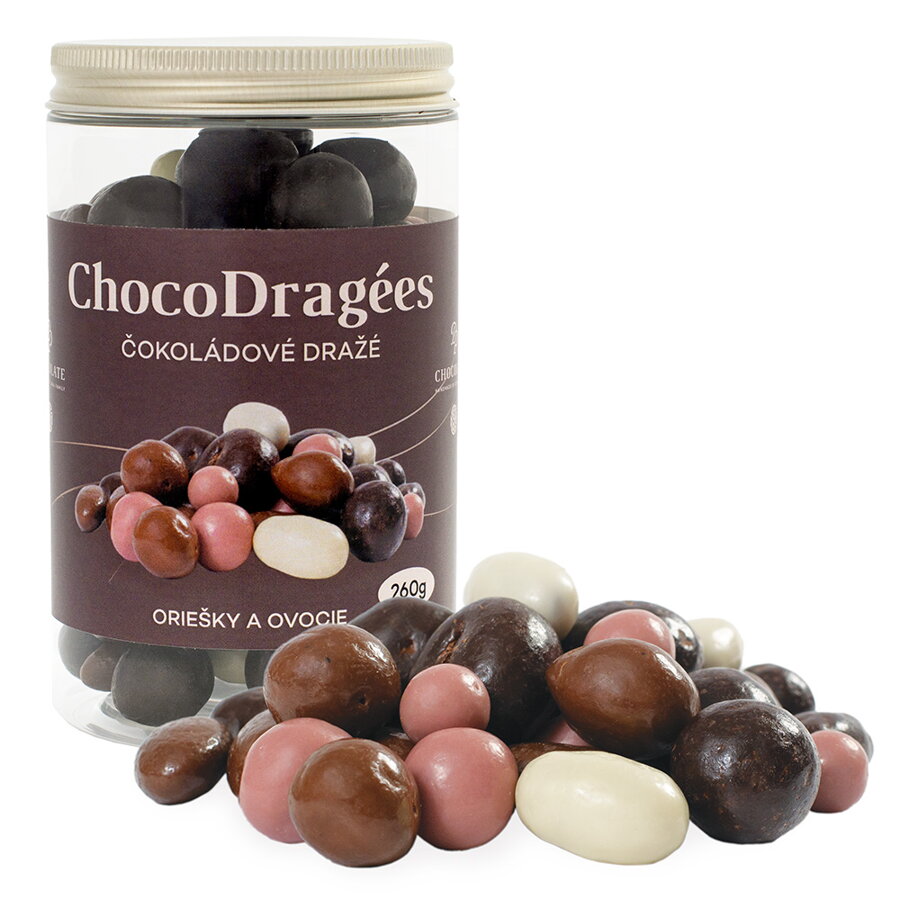 Dražé MIX v mliečnej a horkej čokoláde (260g)