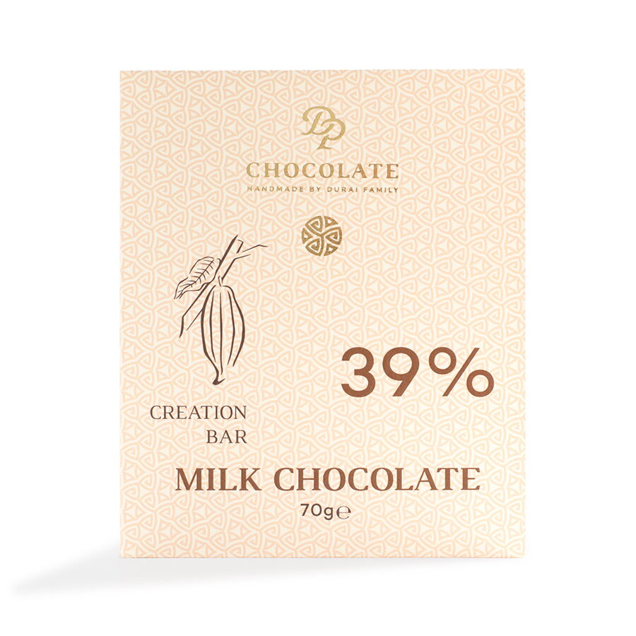 Tabulková čokoláda Basic mléčná s jahodami (70g)