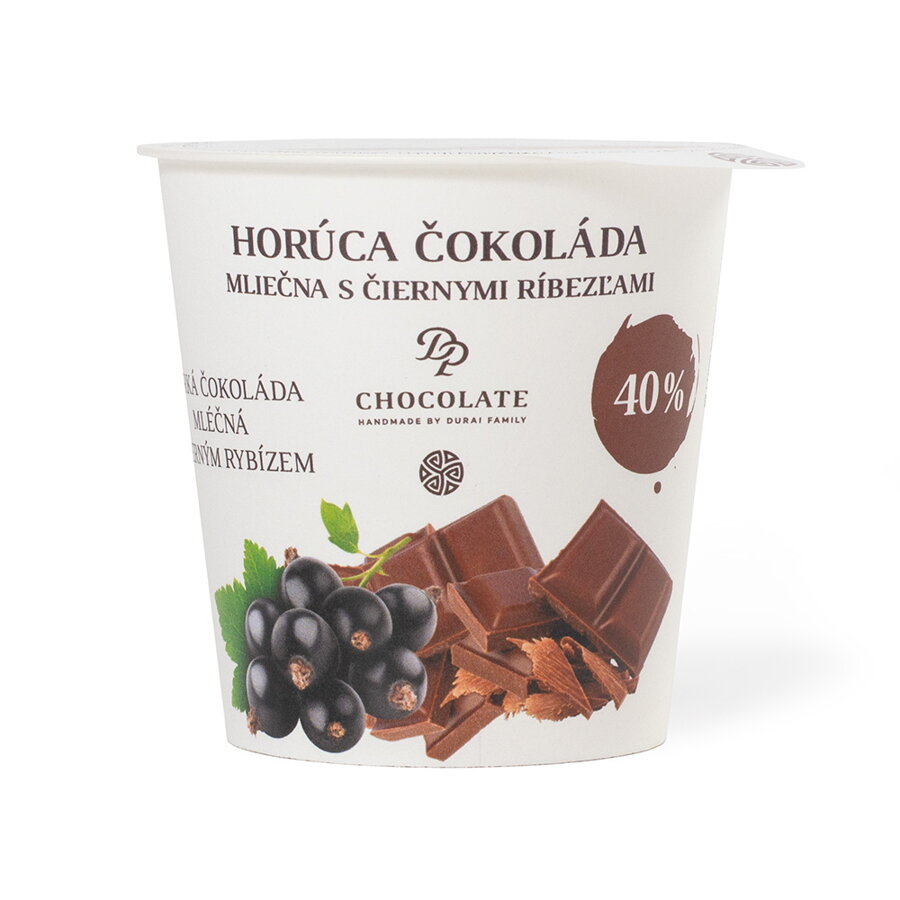 Tekutá čokoláda s černým rybízem v kelímku (60g)