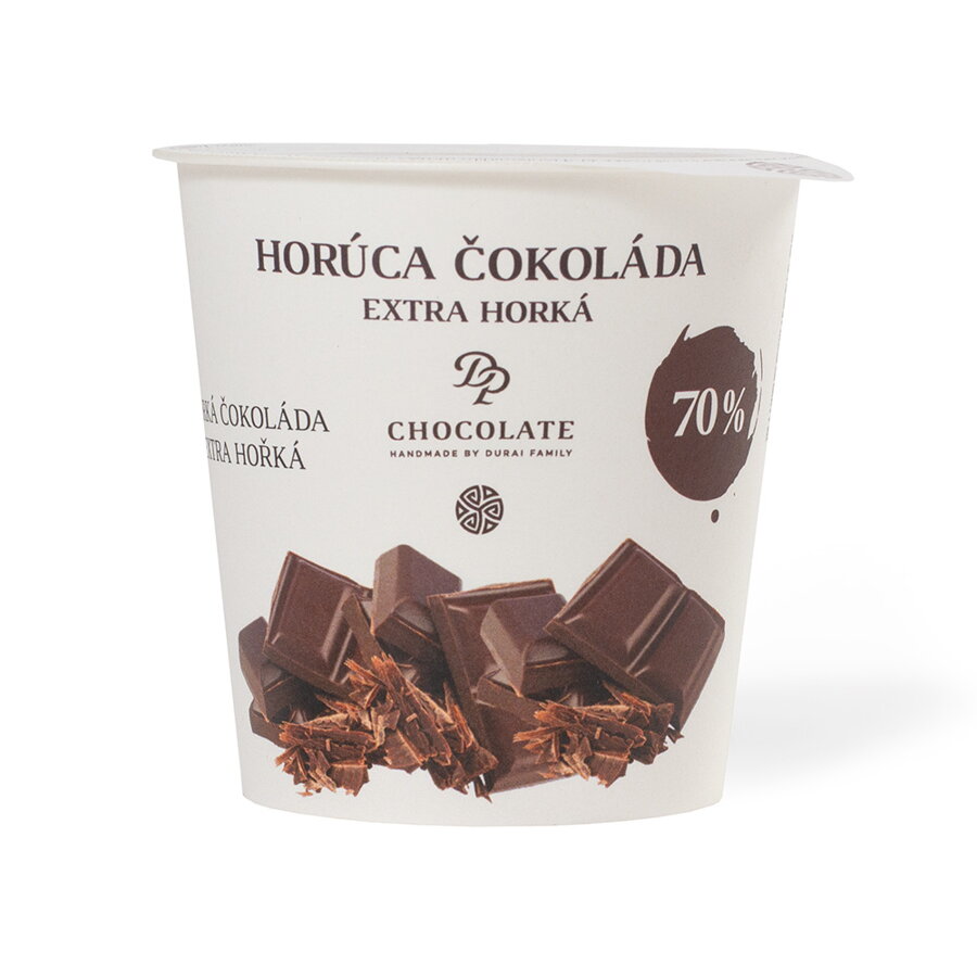 Tekutá čokoláda v kelímku extra hořká (60g)