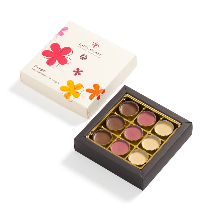 Bonboniéra Nougat kvet (80g)