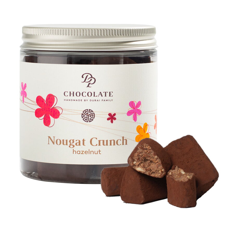Chrumkavý lieskovcový nugát s lieskovými orechmi kvet (150g)